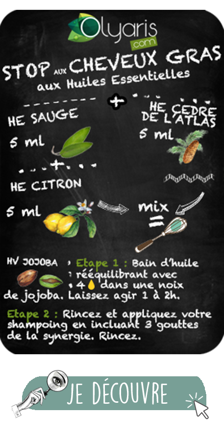 Les Huiles Essentielles contre les cheveux gras : la Recette